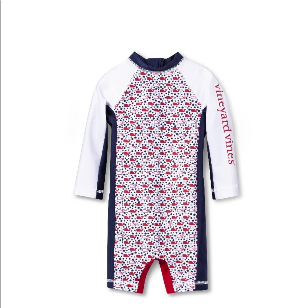 VINEYARD VINES Target Baby Red White & Blue Swim